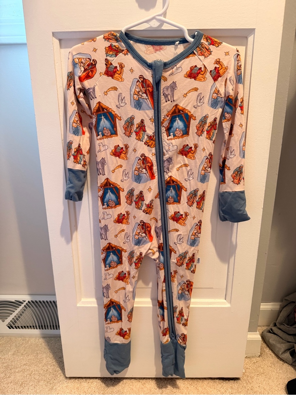 Lolly & Laddie Christmas Nativity Print sleeper